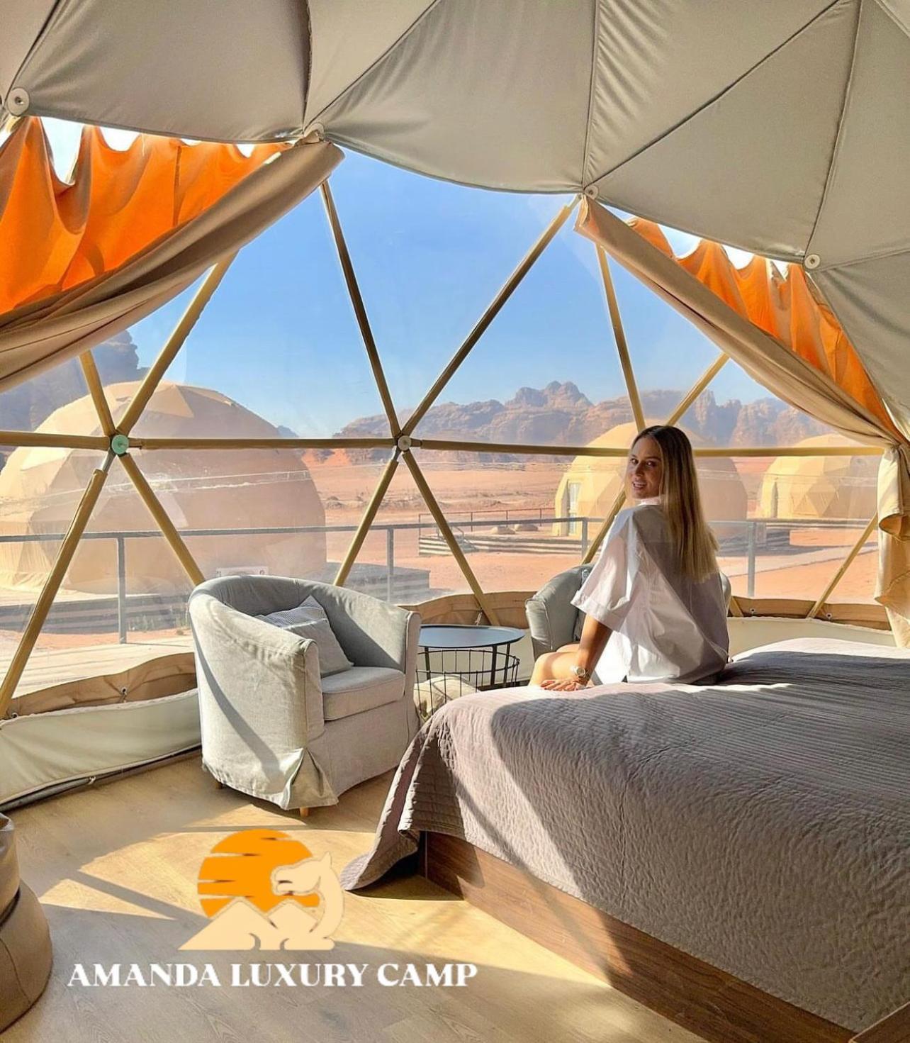 Hotel Amanda Luxury Camp à Wadi Rum Extérieur photo