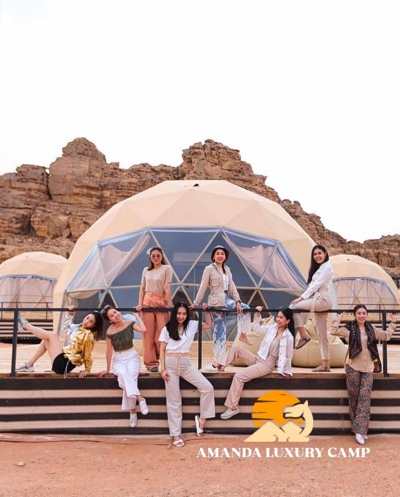 Hotel Amanda Luxury Camp à Wadi Rum Extérieur photo
